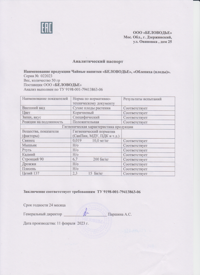 Паспорт №022023
